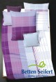 Bettw�sche Mako-Satin fleuresse modern life lavendel-bleu