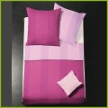 Bettw�sche fleuresse Mako-Streifsatin Wien himbeere