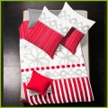 Bettw�sche fleuresse Mako-Satin modern garden leuchtendes morgenrot