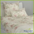 Bettw�sche Mako-Satin MOMM Bella creme-rosa Kissenbez�ge