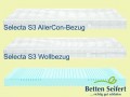 Matratze Selecta S3 Kaltschaummatratze mit Rundum Wollbezug