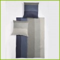 Bettw�sche fleuresse Mako-Satin Milano blau-grau