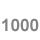 1000 weiss